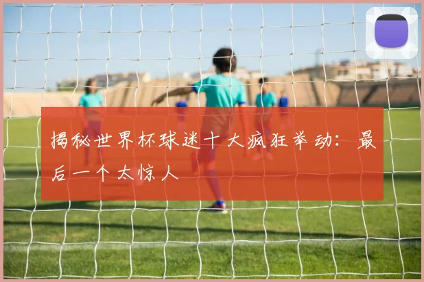 揭秘世界杯球迷十大疯狂举动：最后一个太惊人