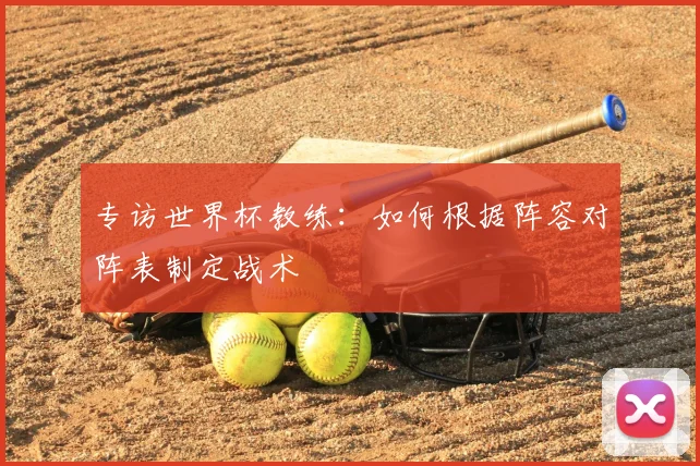 专访世界杯教练：如何根据阵容对阵表制定战术