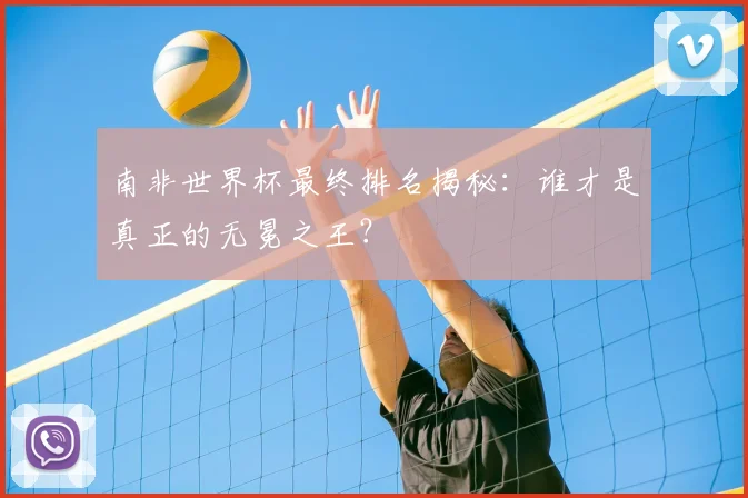 南非世界杯最终排名揭秘：谁才是真正的无冕之王？